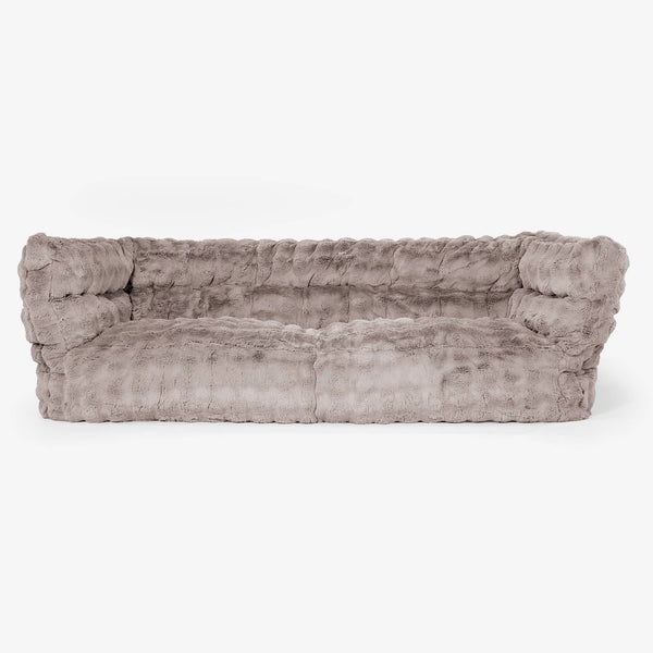 Albert 3-seter Saccosekk Sofa 2.0 - Falsk Pels Boble Mink 01