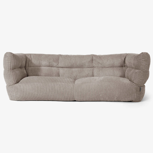 Albert 3-seter Saccosekk Sofa 2.0 - Kordfløyel Duegrå 01
