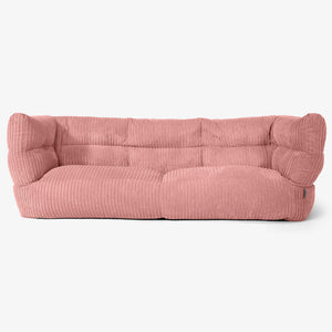 Albert 3-seter Saccosekk Sofa 2.0 - Kordfløyel Fersken