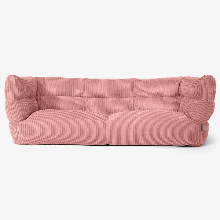 Albert 3-seter Saccosekk Sofa 2.0 - Kordfløyel Fersken 01