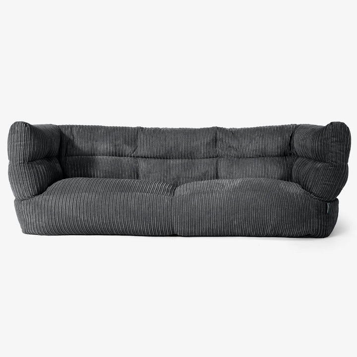 Albert 3-seter Saccosekk Sofa 2.0 - Kordfløyel Svart 01