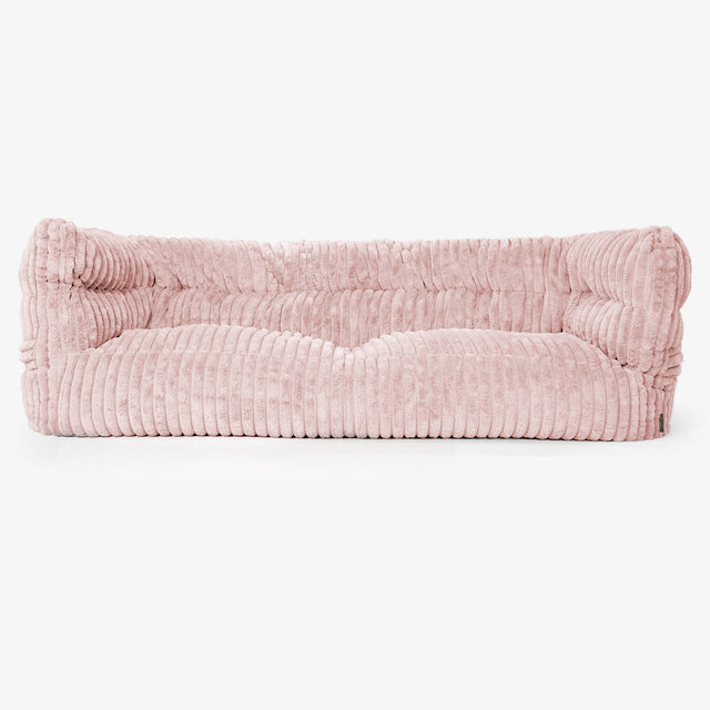 Albert 3-seter Saccosekk Sofa 2.0 - Ultrabehagelig Kord Støvete Rosa 01
