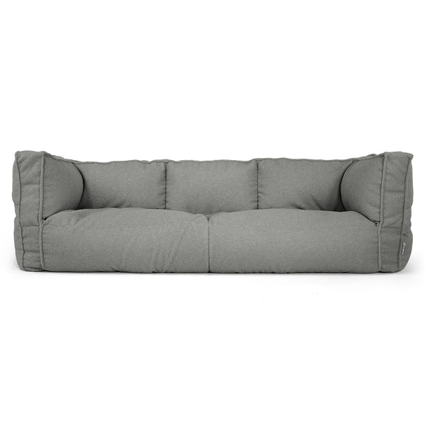 Albert 3-seter Saccosekk Sofa - Bouclé Grå