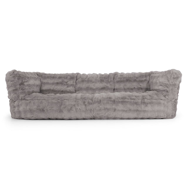 Albert 3-seter Saccosekk Sofa - Falsk Pels Boble Grå 01