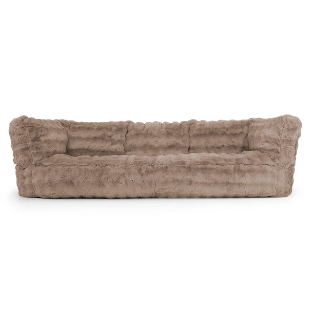 Albert 3-seter Saccosekk Sofa - Falsk Pels Boble Mink 01