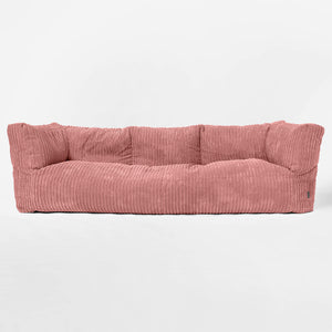 Albert 3-seter Saccosekk Sofa - Kordfløyel Fersken