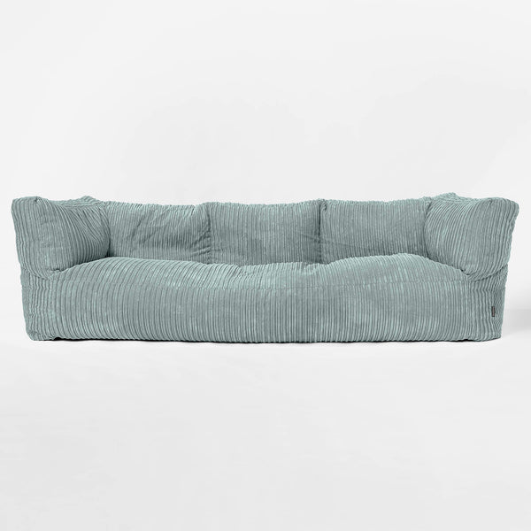 Albert 3-seter Saccosekk Sofa - Kordfløyel Mintgrønn 01