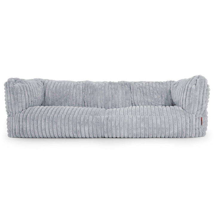 Albert 3-seter Saccosekk Sofa - Ultrabehagelig Kord Andeggblå 01