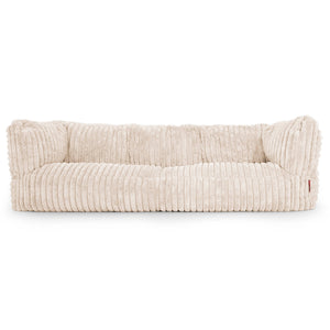Albert 3-seter Saccosekk Sofa - Ultrabehagelig Kord Krem