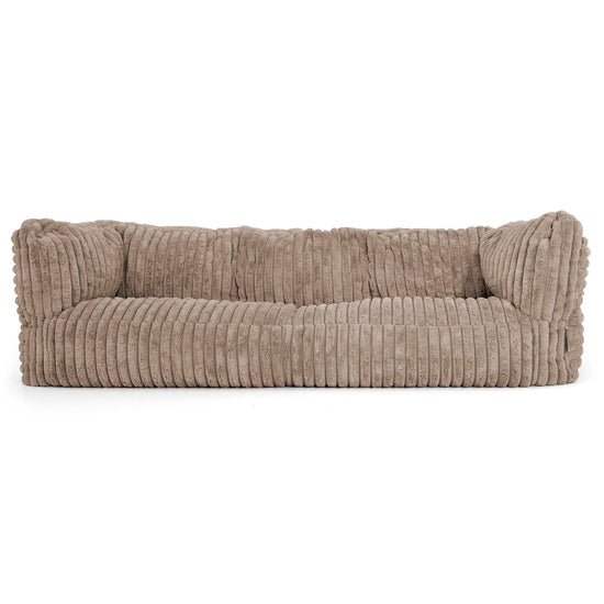 Albert 3-seter Saccosekk Sofa - Ultrabehagelig Kord Mink 01