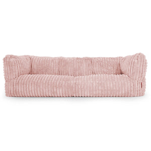 Albert 3-seter Saccosekk Sofa - Ultrabehagelig Kord Støvete Rosa