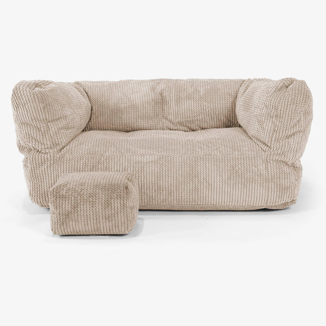 Albert Barnesofa-saccosekk 2-6 år - Pom-pom Elfenben 02