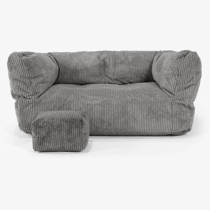 Albert Barnesofa-saccosekk 2-6 år - Pom-pom Koksgrå 02