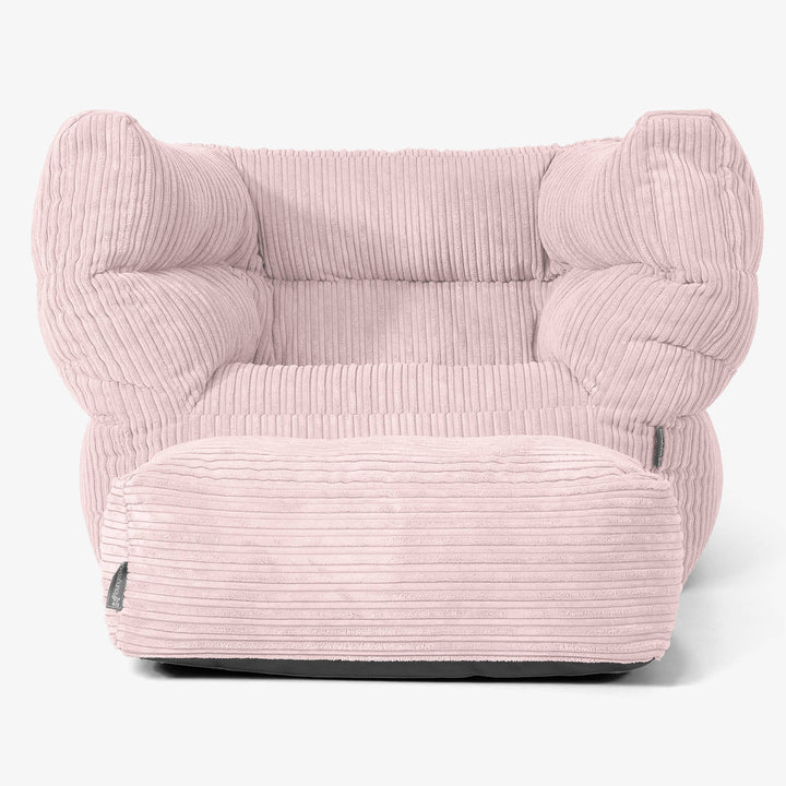 Albert Saccosekk Lenestol 2.0 - Kordfløyel Rødmerosa 02