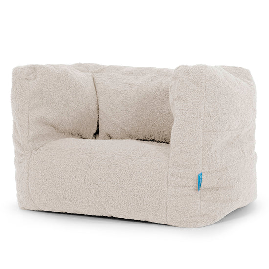 Albert Sekkelenestol for Barn 1-5 år - Bouclé Elfenben 02