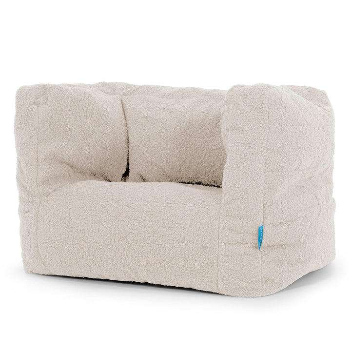 Albert Sekkelenestol for Barn 1-5 år - Bouclé Elfenben 02