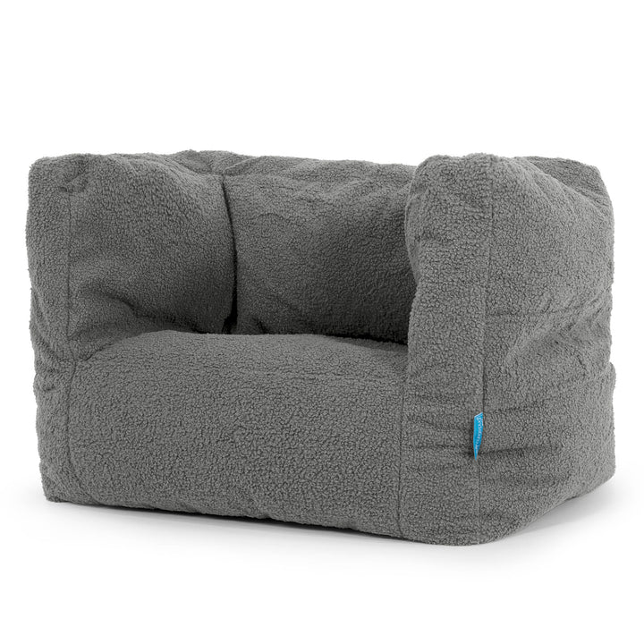 Albert Sekkelenestol for Barn 1-5 år - Bouclé Grå 02