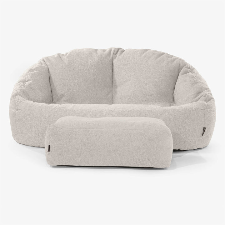 Bubble Sofa-saccosekk - Bouclé Elfenben 02