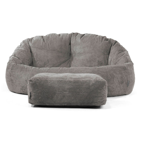 Bubble Sofa-saccosekk - Pom-pom Koksgrå 02
