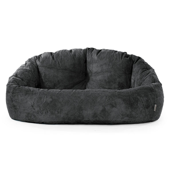 Bubble Sofa-saccosekk - Pom-pom Svart 01