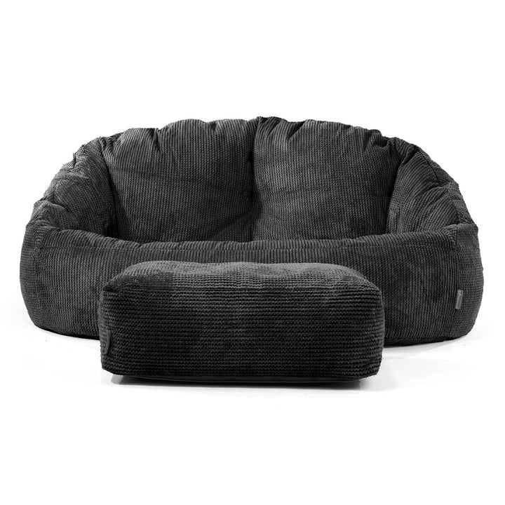 Bubble Sofa-saccosekk - Pom-pom Svart 02