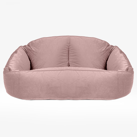 Bubble Sofa-saccosekk - Velvet Rosa 01
