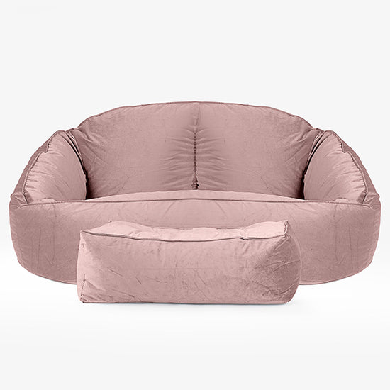 Bubble Sofa-saccosekk - Velvet Rosa 02