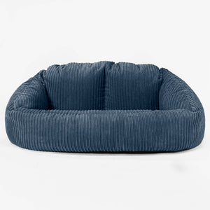 Bubble Sofa-saccosekk - Kordfløyel Marineblå