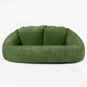 Bubble Sofa-saccosekk - Kordfløyel Skoggrønn