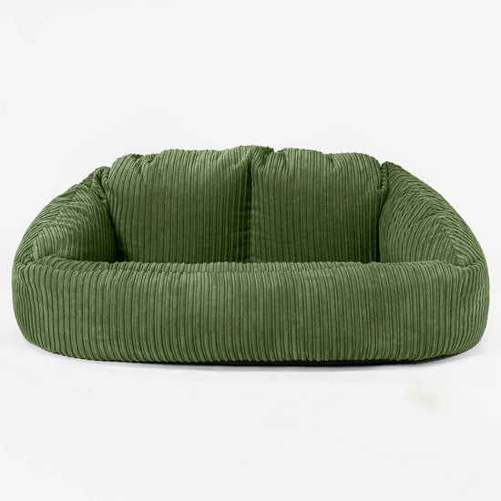 Bubble Sofa-saccosekk - Kordfløyel Skoggrønn 01