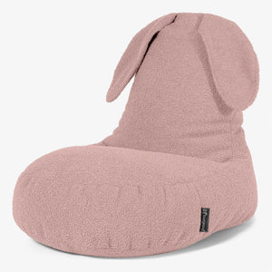 Dyreformet Saccosekk for Barn Kanin 2-6 år - Bouclé Rosa
