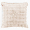 Ekstra Stor Putetrekk 70 x 70cm - Falsk Pels Boble Krem 01