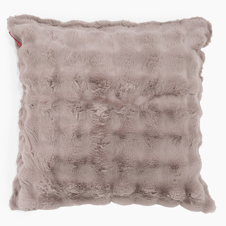 Ekstra Stor Putetrekk 70 x 70cm - Falsk Pels Boble Mink 01