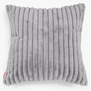 Ekstra Stor Putetrekk 70 x 70cm - Ultrabehagelig Kord Grå