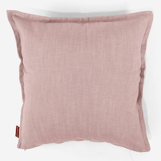 Ekstra Stor Putetrekk 70 x 70cm - Linen Look Rose 01