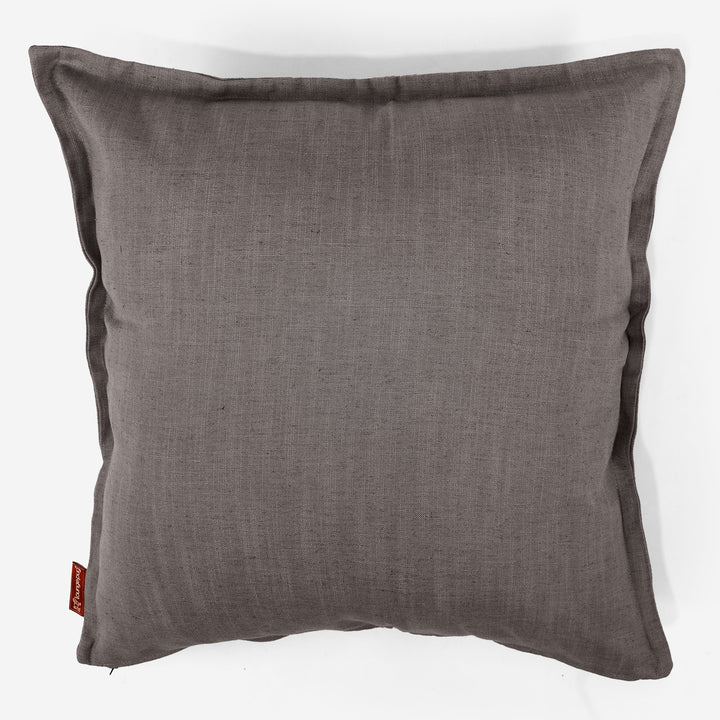 Ekstra Stor Putetrekk 70 x 70cm - Linen Look Skifergrå 01