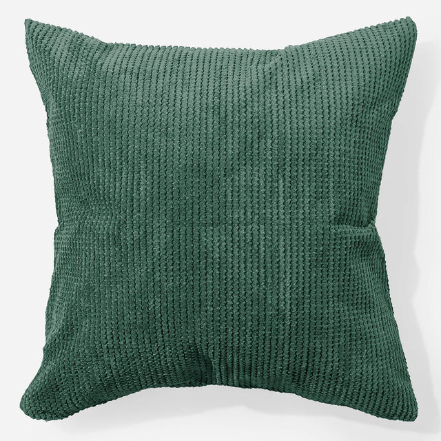 Ekstra Stor Putetrekk 70 x 70cm - Pom-pom Mosegrønn 01