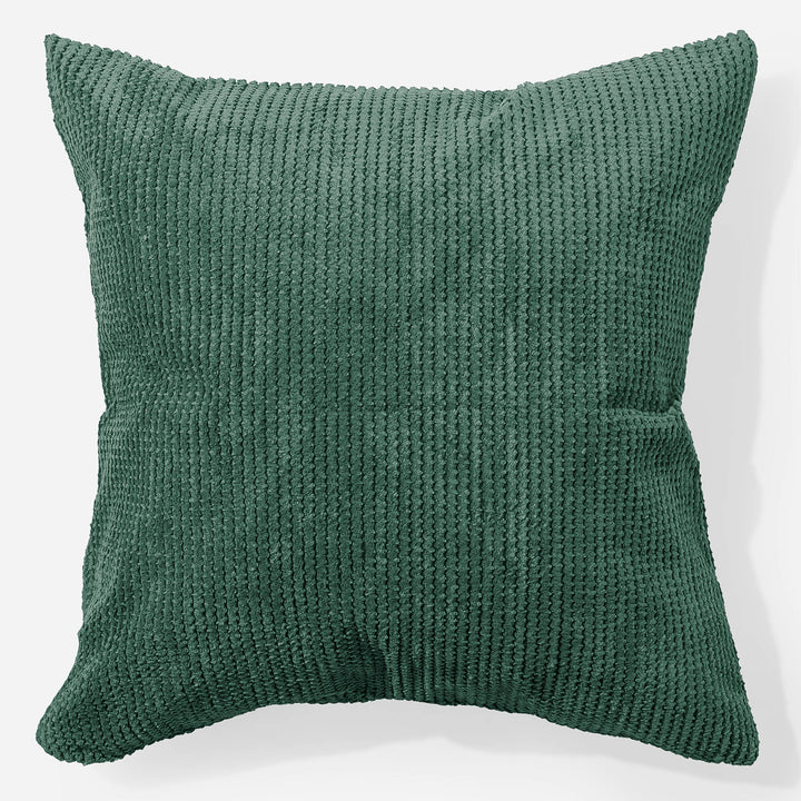 Ekstra Stor Putetrekk 70 x 70cm - Pom-pom Mosegrønn 01