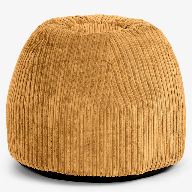 Ergonomisk Kontor-pouf Stol - Kordfløyel Gylden Honning - 01