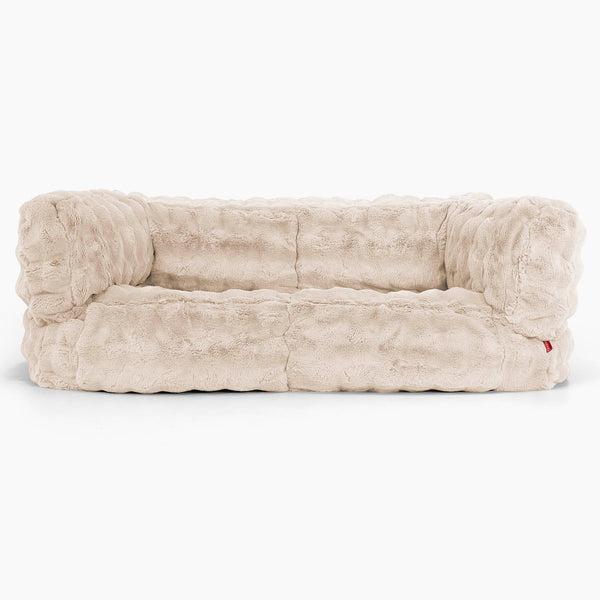Albert 2-seter Saccosekk Sofa Erstatningsdeksel - Falsk Pels Boble 01