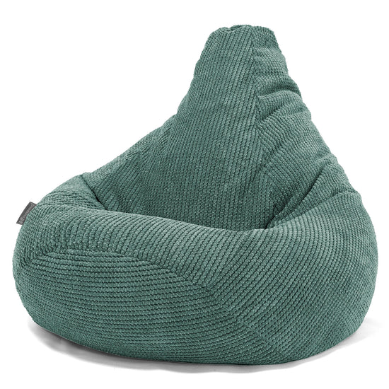Hvilestol Saccosekk - Pom-pom Mosegrønn 02