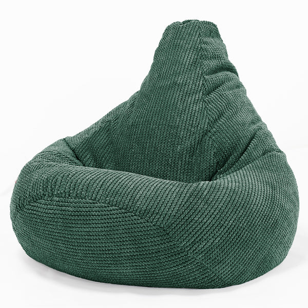 Hvilestol Saccosekk - Pom-pom Mosegrønn 01