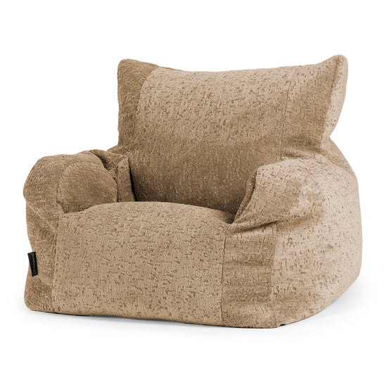 Josephine Saccosekk Lenestol - Eksklusiv Chenille Mink 01