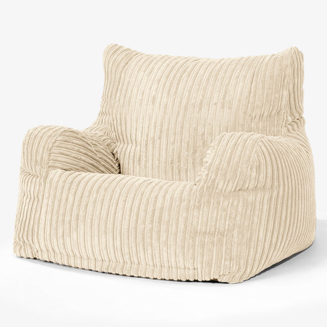 Josephine Saccosekk Lenestol - Kordfløyel Krem 01