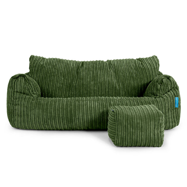 Josephine Saccosekk Sofa for Barn 1-5 år - Kordfløyel Skoggrønn 02