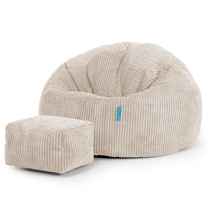 Klassisk Sakkosekk til Barn 1-5 år - Pom-pom Elfenben 02