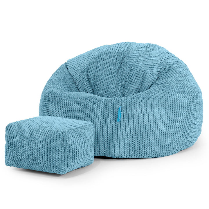 Klassisk Sakkosekk til Barn 1-5 år - Pom-pom Turkis 02