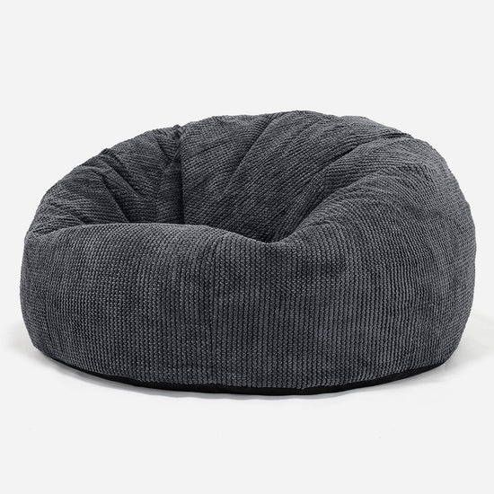 Klassisk Sakkosekk Sofa - Pom-pom Svart 01