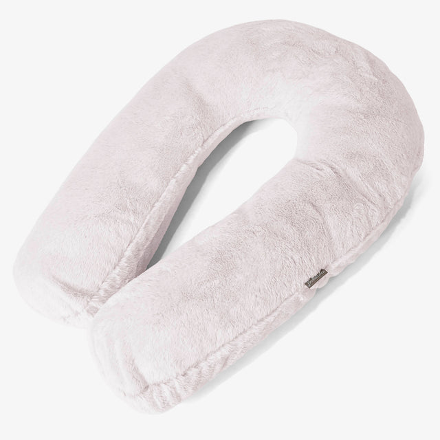 Klemmepute - Kanin-fuskepels Støvete Rosa 01
