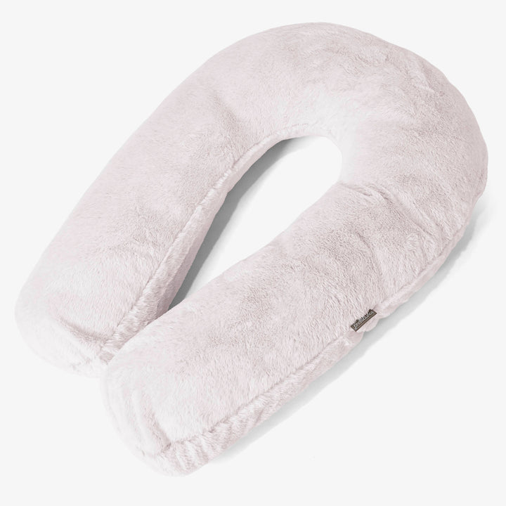 Klemmepute - Kanin-fuskepels Støvete Rosa 01